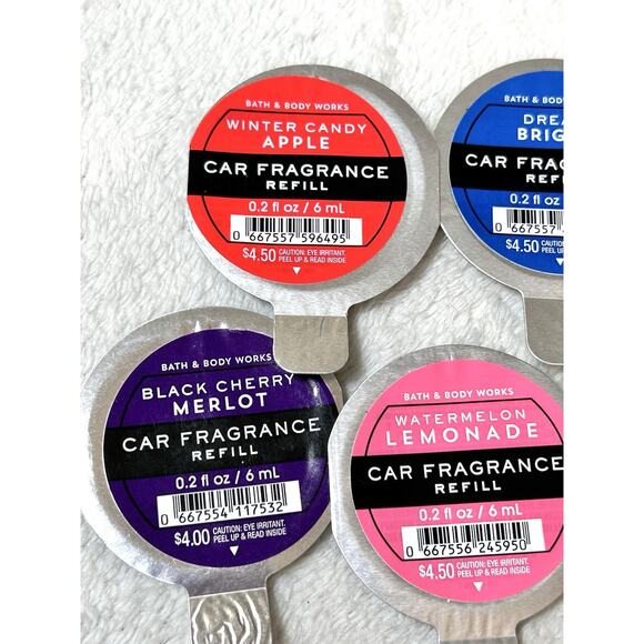 bath and body works Assorted car fragrance refill Lot Of 8 - Picture 2 of 4